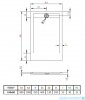 Radaway Teos F brodzik 100x80cm czarny HTF10080-54